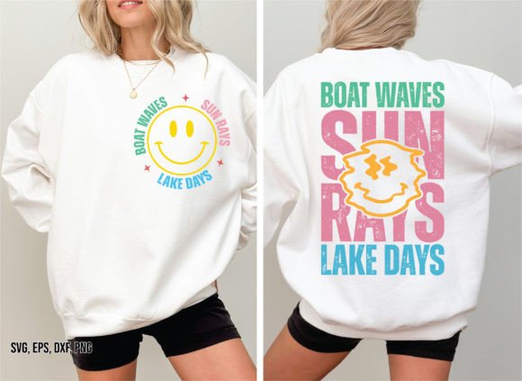 Boat Waves Sun Rays Lake Days PNG: Your Ultimate Summer Design Asset
