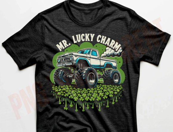 Kids Mr. Lucky Charm Png, Monster Truck Fun