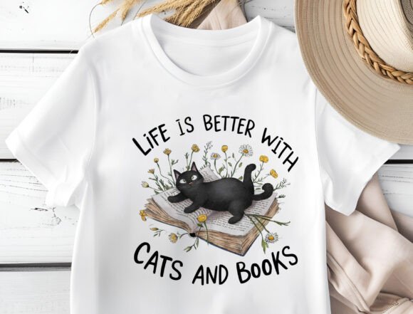 Life is Better with Cats and Books: A Design for Cozy Creatives