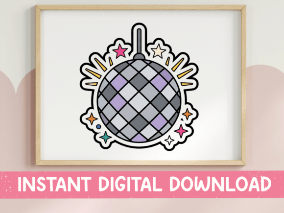 Shine Bright: The Silver Disco Ball Sparkle Design
